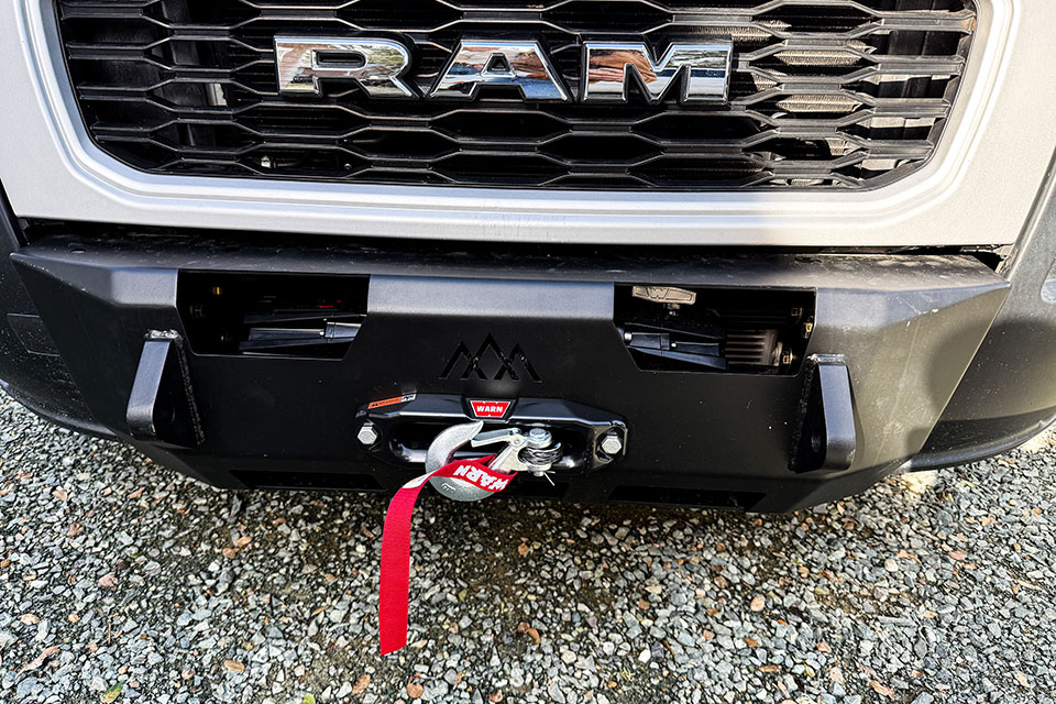 Winch on a Van Conversion